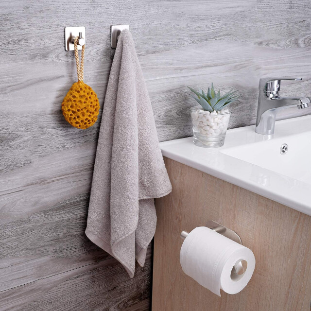 Xivada Toiletrolhouder nino rvs zelfklevend - 3193569 large