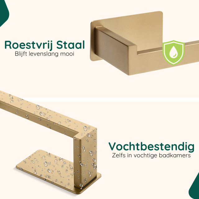 Xivada Wc rolhouder luca zonder boren rvs zelfklevend - 3193585 large