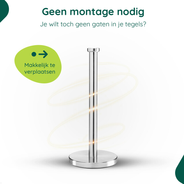 Xivada Reserverolhouder lotis vrijstaand voor 3 wc rollen - 3195466 large