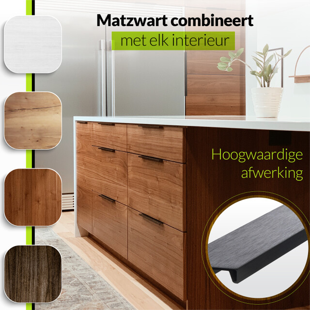 Xivada Handgreep 128 mm boorafstand meubelgreep set van 2 3196029 large