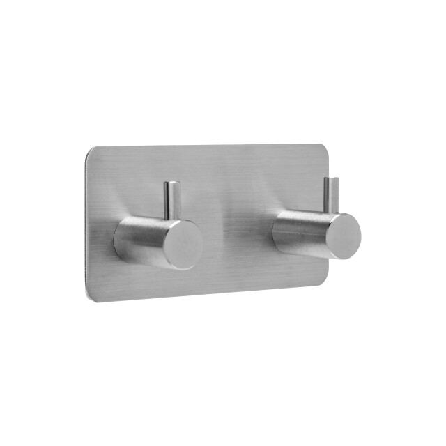 Xivada Handdoekhaken duo rvs plakstrip - 2 in 1 3193565 large