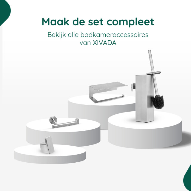 Xivada Reserverolhouder lotis vrijstaand voor 3 wc rollen - 3195466 large