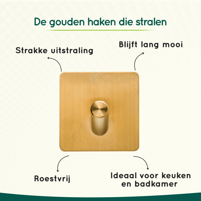 Xivada Handdoekhaak paza rvs 3m tape - set van 2 3193567 large
