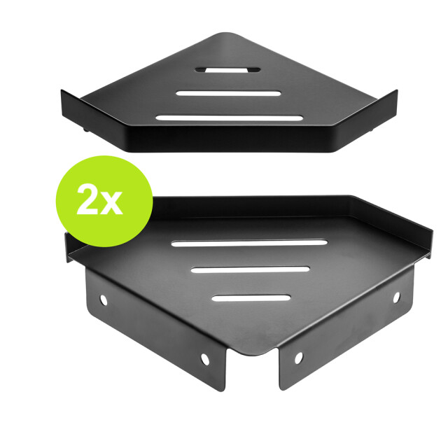 Xivada Doucherek huca hoekrek boren rvs - set van 2 3195467 large