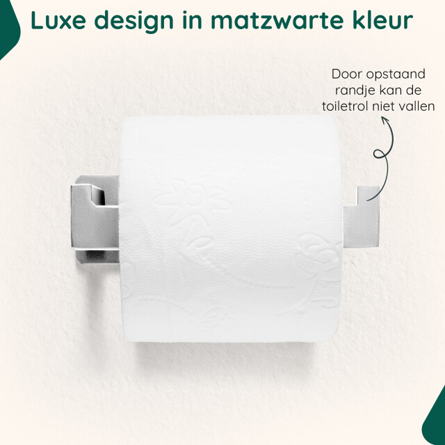 Xivada Wc rolhouder luca zonder boren rvs zelfklevend - 3193574 large