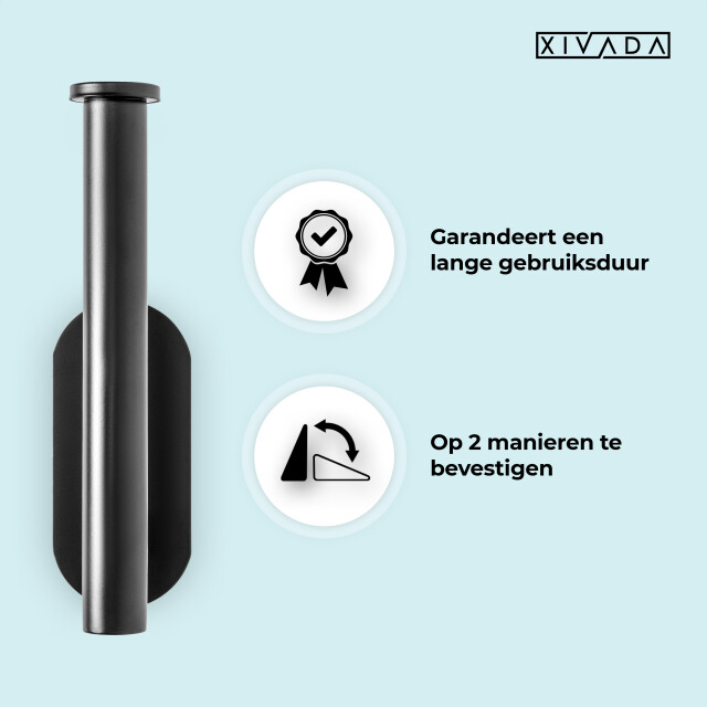 Xivada Toiletrolhouder nino rvs zelfklevend - 3193571 large
