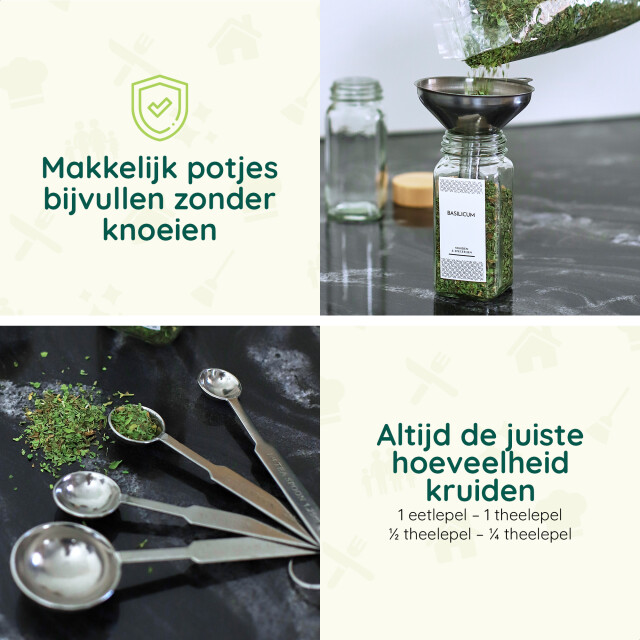 Xivada Kruidenrek lade met potjes 24 kruidenpotjes 240 stickers 3193631 large