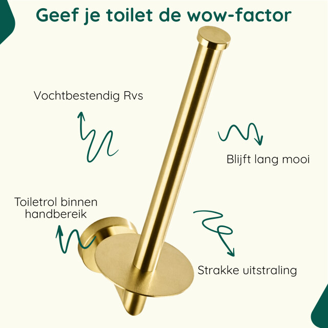 Xivada Reserverolhouder banci boren voor 2 wc rollen - 3195471 large