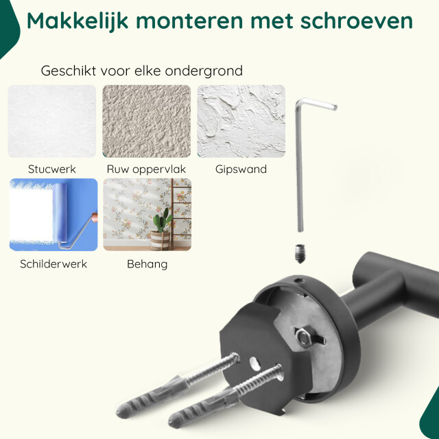 Xivada Reserverolhouder banci boren voor 2 wc rollen - 3195472 large