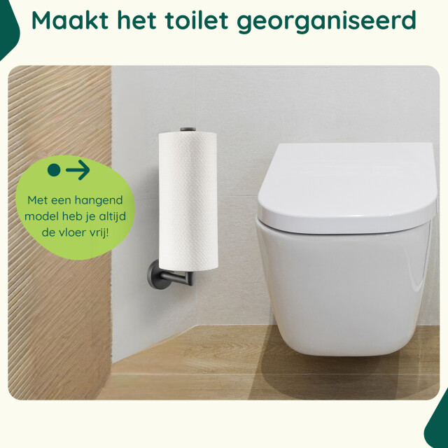 Xivada Reserverolhouder banci boren voor 2 wc rollen - 3195472 large
