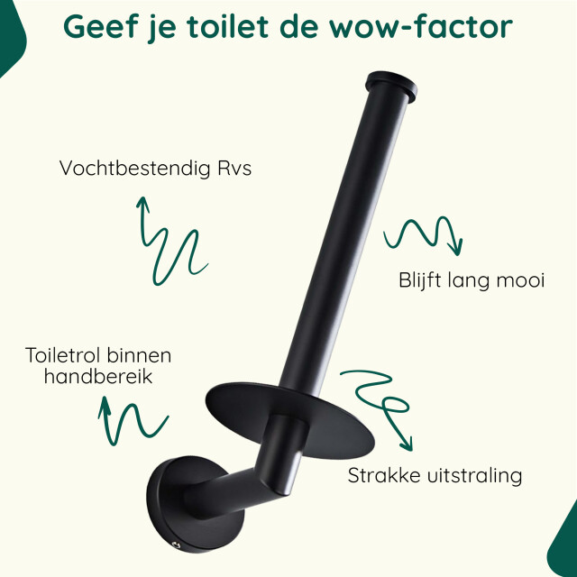 Xivada Reserverolhouder banci boren voor 2 wc rollen - 3195472 large