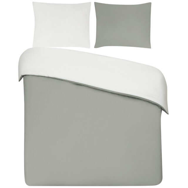 DoubleDry Dekbedovertrek 100% percal katoen eenpersoons 140x200/220 cm + 1 2825979 large