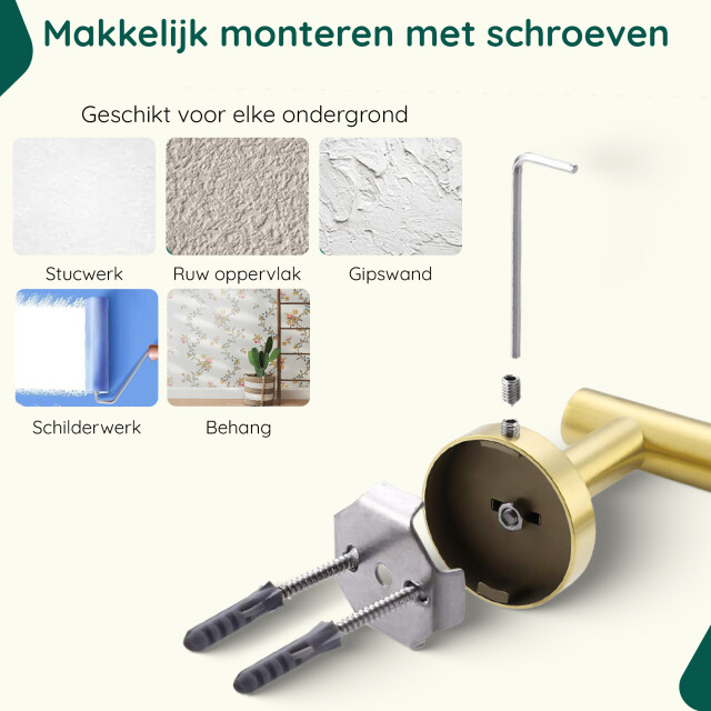 Xivada Reserverolhouder banci boren voor 2 wc rollen - 3195471 large