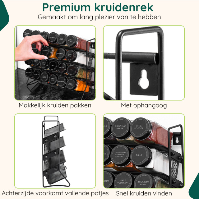 Xivada Kruidenrekje paco voor 24 potjes metaal 4 laags - 3193596 large