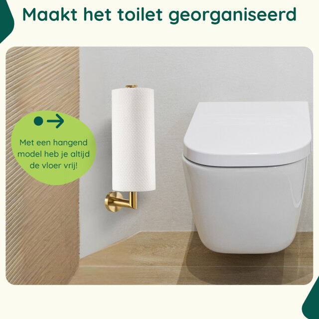 Xivada Reserverolhouder banci boren voor 2 wc rollen - 3195471 large