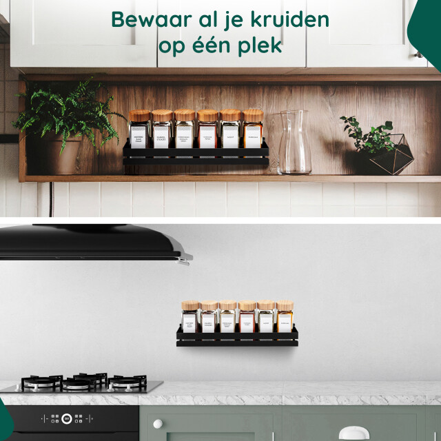 Xivada Kruidenrek toma ophangbaar voor 24 potjes - 4 laags 3193616 large