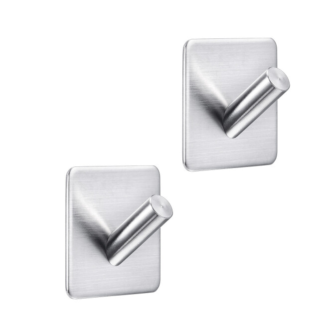 Xivada Handdoekhaakjes paza zelfklevend rvs - set van 2 3193556 large