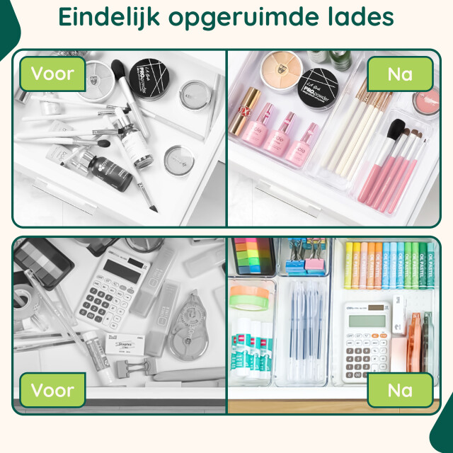 Xivada Lade organizer ecca lade verdeler pet 25 stuks 3195473 large
