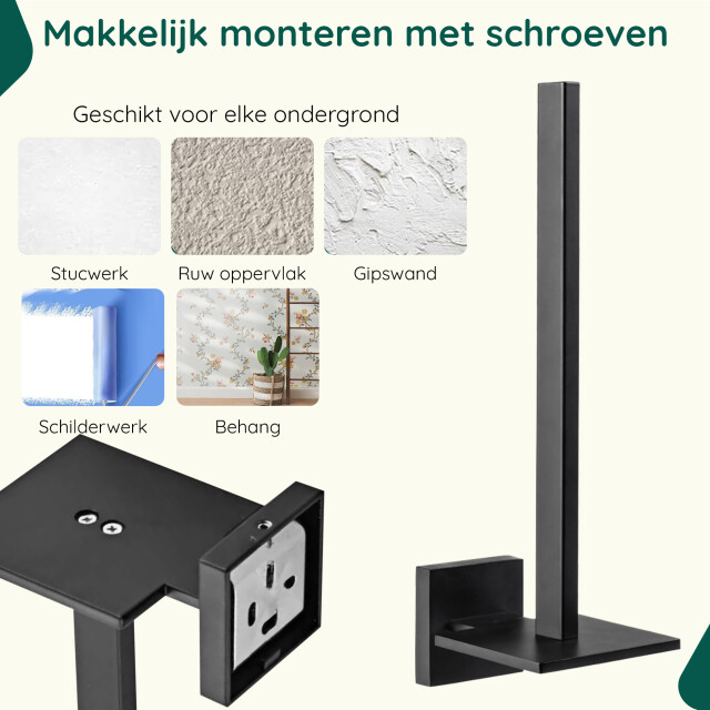Xivada Reserverolhouder auro voor 2 wc rollen hangend - 3195474 large