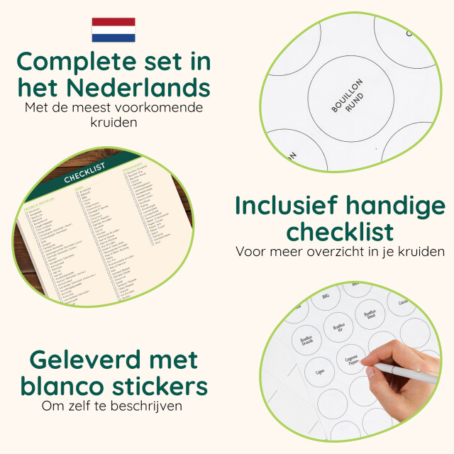 Xivada Stickers kruidenpotjes kruiden labels nederlands - 3195776 large