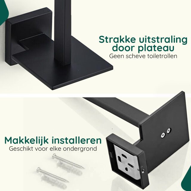 Xivada Reserverolhouder auro voor 2 wc rollen hangend - 3195474 large
