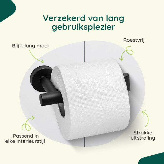 Xivada Toiletrolhouder mano inclusief schroefset rvs - 3193577 large