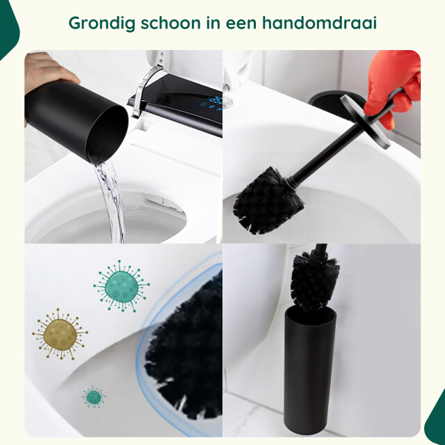 Xivada Toiletborstelhouder jara vrijstaand rvs - 3193613 large