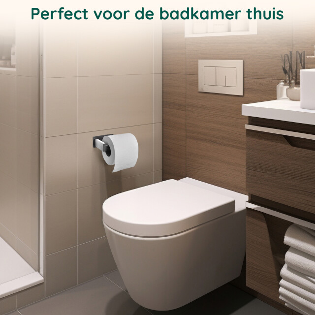 Xivada Wc rolhouder luca zonder boren rvs zelfklevend - 3193574 large