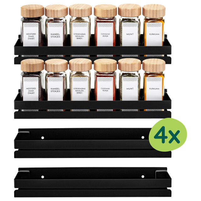 Xivada Kruidenrek toma ophangbaar voor 24 potjes - 4 laags 3193616 large