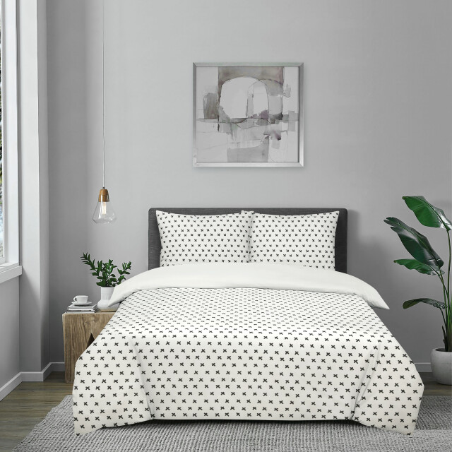 DoubleDry Dekbedovertrek my design 100% katoen tweepersoons 200x200 cm + 2 3037791 large