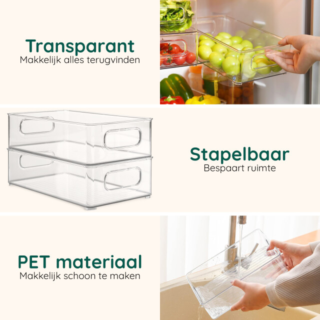 Xivada Koelkast organizer tava - pet set van 4 3195461 large