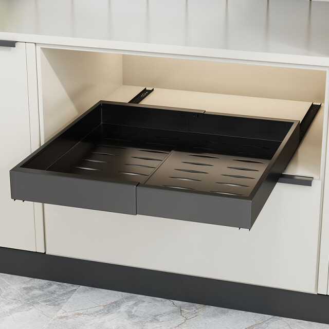 Xivada Keukenorganizer schuiflade aluminium verstelbaar - 3195482 large