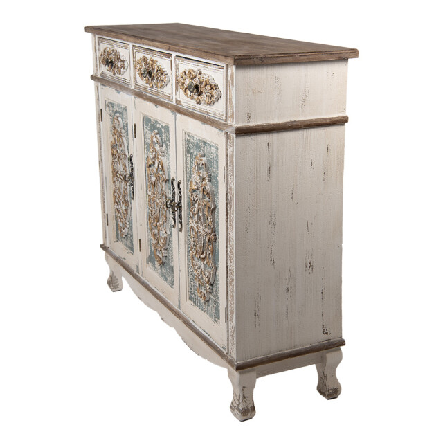 Clayre & Eef Dressoir 126x40x112 cm bruin hout 3196860 large