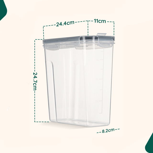 Xivada Voorraadpotten ella 4l 192 stickers - 4 stuks 3193597 large