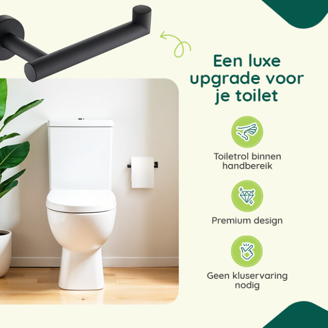 Xivada Toiletrolhouder mano inclusief schroefset rvs - 3193577 large