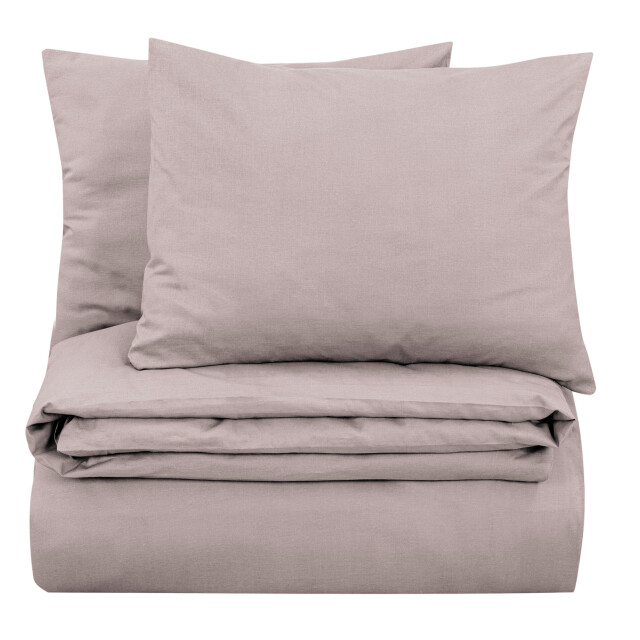 DoubleDry Dekbedovertrek 100% natuurlijk katoen eenpersoons 140x200/220 cm + 1 2902319 large