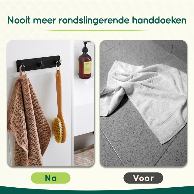 Xivada Handdoekhaakjes tres zelfklevend - 3 in 1 3193562 large