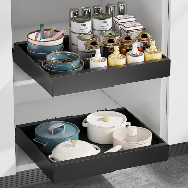 Xivada Keukenorganizer schuiflade aluminium verstelbaar - 3195482 large