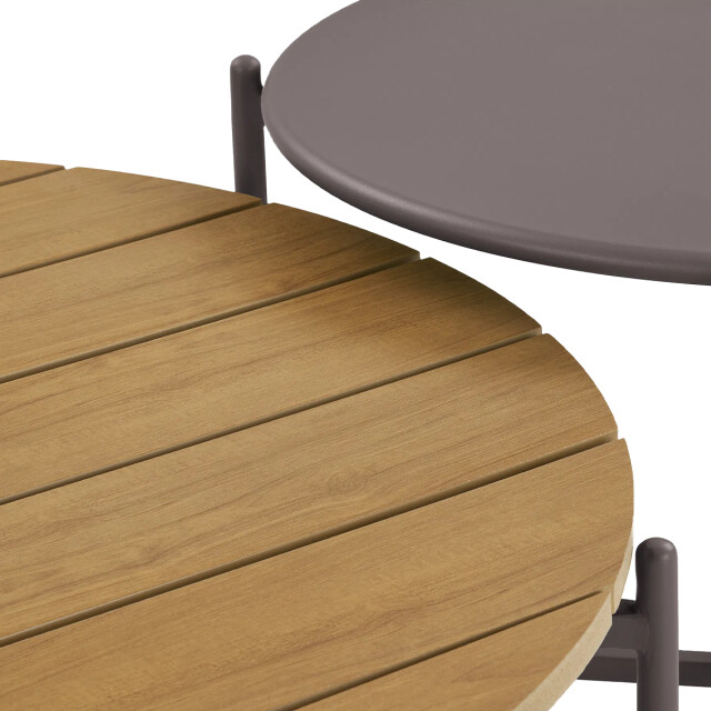 Artichok Mischa tuin loungeset naturel 5delig tweezitsbank, twee fauteuils, twee 3196883 large