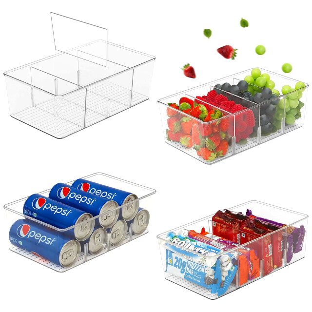 Xivada Koelkast organizer caro met dividers pet set van 4 3195460 large
