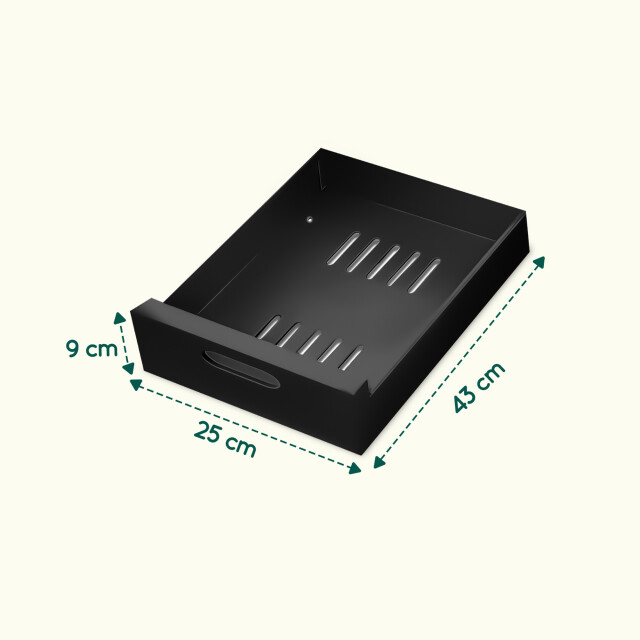 Xivada Keukenkast organizer schuiflade aluminium 25 cm - 3195483 large