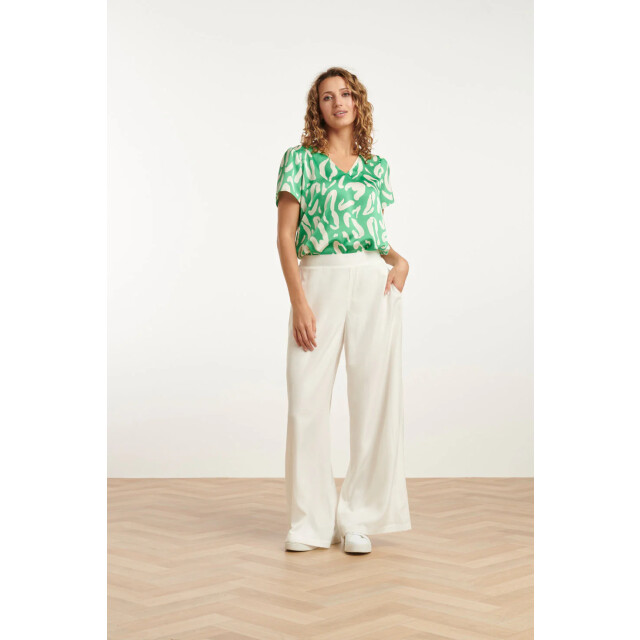 Smashed Lemon 25083 satin top met te animal print | 25083-530-000 large