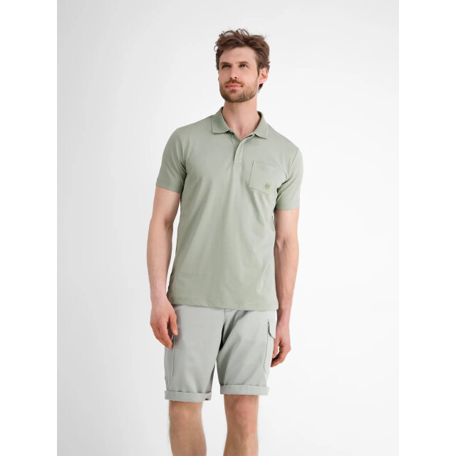 Lerros Heren polo 2553249 633 tinted grey Lerros Polo 2553249 633TintedGrey large