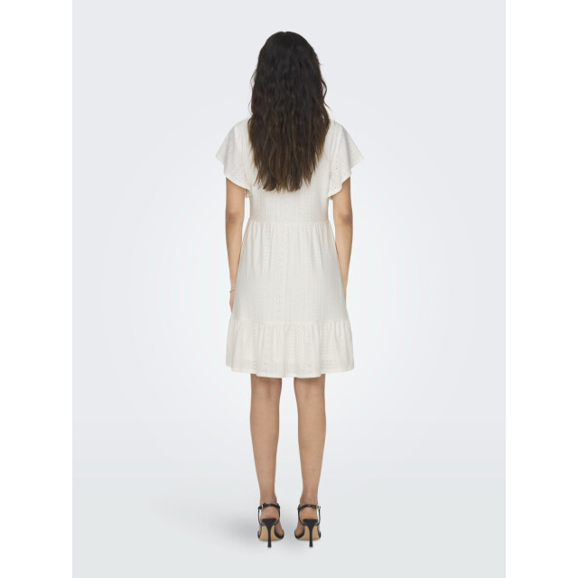 Only Onlsandra ss v-neck dress jrs off-white 4409.02.0044 large