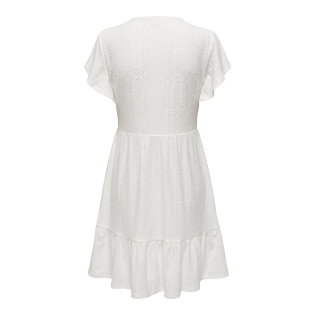Only Onlsandra ss v-neck dress jrs off-white 4409.02.0044 large