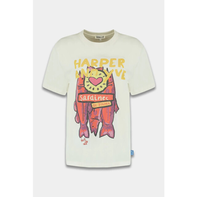 Harper & Yve Hs25y308 sardines t-shirt HS25Y308 SARDINES t-shirt large