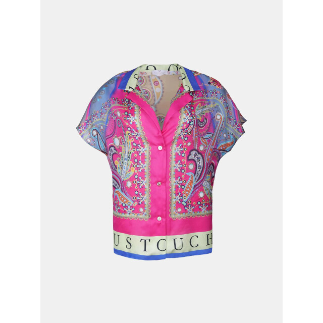 Mucho Gusto ® blouse giuliani kleurrijk paisley patchwork MUCHO GUSTO® Blouse Giuliani Kleurrijk Paisley Patchwork large