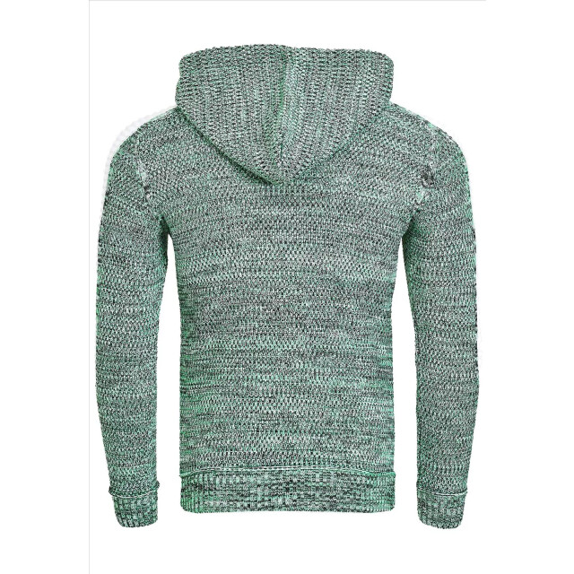 Rusty Neal Rustyneal heren hoodie trui wit modernfit capuchon 13342GRN-1 large