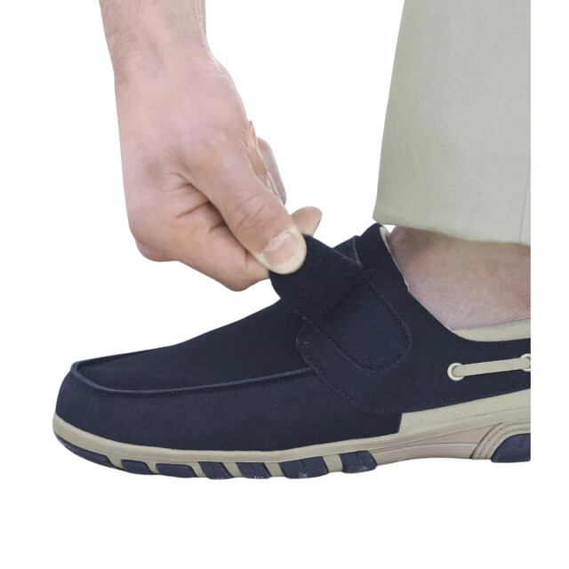 Atlas For Men Heren splitleren mocassins UTAF2056_navy large