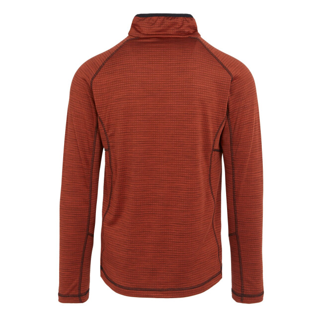 Regatta Heren yonder ii half zip fleece top UTRG11053_redochre large